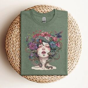 Medusa In Bloom T-Shirt